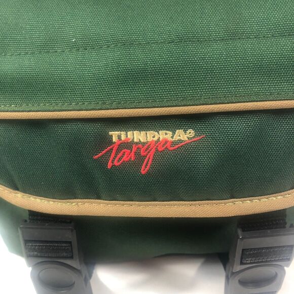 Tundra Targa Padded Camera Bag Green Tan SLR DSLR Organizer Made in Korea - Picture 2 of 12